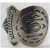 Image 3 : EARLY CONCHO CUFF BRACELET STERLING SILVER NAVAJO