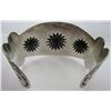Image 4 : EARLY CONCHO CUFF BRACELET STERLING SILVER NAVAJO