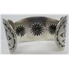 Image 5 : EARLY CONCHO CUFF BRACELET STERLING SILVER NAVAJO