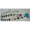 Image 3 : 29" ZUNI FETISH NECKLACE HEISHI TURQUOISE BEADS
