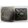 Image 2 : TURQUOISE BOX STERLING SILVER CONTAINER PILL JEWEL