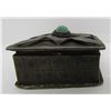 Image 4 : TURQUOISE BOX STERLING SILVER CONTAINER PILL JEWEL