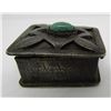 Image 6 : TURQUOISE BOX STERLING SILVER CONTAINER PILL JEWEL