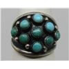 Image 1 : SNAKE EYE TURQUOISE RING STERLING SILVER SIZE 7