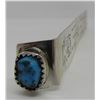 Image 3 : TURQUOISE BOOKMARK STERLING SILVER NAVAJO