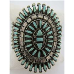 BAE ZUNI PETIT POINT CUFF BRACELET STERLING SILVER