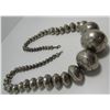 Image 1 : HUGE 39MM NAVAJO PEARLS NECKLACE STERLING SILVER
