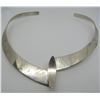 Image 1 : SIGNED DDD MEXICO MODERN STERLING COLLAR NECKLACE