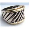 Image 1 : DAVID YURMAN RING 14K GOLD & STERLING SILVER BAND