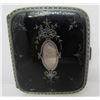 Image 2 : ENAMEL CIGARETTE CASE BOX STERLING SILVER PURSE