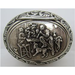REMBRANDT BOX STERLING SILVER TRINKET PILL SNUFF