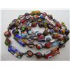 Image 1 : VENETIAN GLASSWORK MURANO MILLEFIORI BEAD NECKLACE