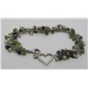 Image 1 : BRACELET AMETHYST PERIDOT PEARL STERLING SILVER