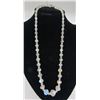 Image 1 : LAGUNA AURORA BOREALIS NECKLACE SIGNED GLASS BEAD
