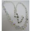 Image 3 : LAGUNA AURORA BOREALIS NECKLACE SIGNED GLASS BEAD