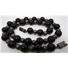 Image 2 : ONYX STERLING SILVER BEAD NECKLACE TAXCO MEXICO