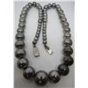 Image 2 : STERLING SILVER BEAD NECKLACE TAXCO MEXICO 133GR