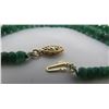 Image 2 : EMERALD BIROLETTE BEAD NECKLACE 14K YELLOW GOLD