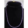 Image 2 : AMETHYST BIROLETTE BEAD NECKLACE 14K YELLOW GOLD