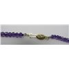 Image 3 : AMETHYST BIROLETTE BEAD NECKLACE 14K YELLOW GOLD