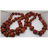 Image 1 : 54" NATURAL BRANCH CORAL BEAD NECKLACE