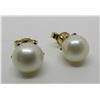 Image 1 : 7.5MM PEARL STUD EARRINGS 14K GOLD