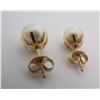 Image 3 : 7.5MM PEARL STUD EARRINGS 14K GOLD