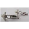 Image 2 : ELEGANT PEARL CUFFLINKS STERLING SILVER LINKS