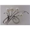 Image 1 : MIKIMOTO 7-8MM PEARL PIN STERLING SILVER BROOCH