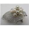 Image 2 : MCM 11 PEARL PIN STERLING SILVER NECKLACE PENDANT