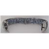 Image 3 : 216 SAPPHIRES BANGLE BRACELET STERLING SILVER WOW