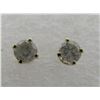 Image 1 : .50CT 4.3MM ROUND DIAMOND STUD EARRINGS 14K GOLD