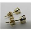 Image 2 : .50CT 4.3MM ROUND DIAMOND STUD EARRINGS 14K GOLD
