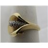 Image 1 : 26 DIAMOND LILY FLOWER RING 14K GOLD FLORAL