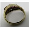 Image 3 : ANTIQUE .50 CT RUBY & .25CT DIAMOND RING 14K GOLD