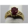 Image 2 : 1 CARAT RUBY RING 14K YELLOW GOLD
