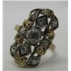 Image 1 : 1CT DIAMOND RING 14K GOLD  BASKIN BROS ANTIQUE