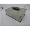 Image 2 : SILVER BOX WITH GENUINE TURQUOISE NUGGET TOP