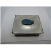 Image 3 : SILVER BOX WITH GENUINE TURQUOISE NUGGET TOP