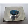Image 4 : SILVER BOX WITH GENUINE TURQUOISE NUGGET TOP