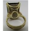 Image 2 : 20 CARAT SMOKEY TOPAZ RING 14K YELLOW GOLD