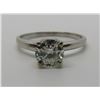 Image 1 : .80CT DIAMOND ENGAGEMENT RING 14K WHITE GOLD