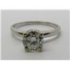 Image 3 : .80CT DIAMOND ENGAGEMENT RING 14K WHITE GOLD