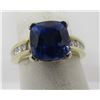 Image 2 : 5.7CT TANZANITE .75CT DIAMOND RING 14K GOLD