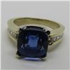 Image 3 : 5.7CT TANZANITE .75CT DIAMOND RING 14K GOLD