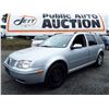 Image 1 : B1 --  2003 VW JETTA GLS , Silver , 279805  KM's