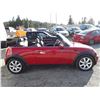 Image 10 : B2 --  2008 MINI COOPER CONVERTIBLE , Red , 107999  KM's