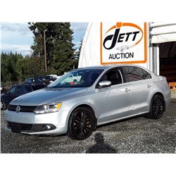 B3 --  2012 VW JETTA SEL , Silver , 173372  KM's