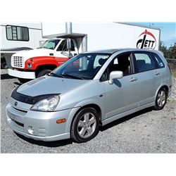 A12A --  2003 SUZUKI AERIO SX , Silver , 207793  KM's