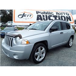 I3 --  2007 JEEP COMPASS LTD  , Silver , 187973  KM's